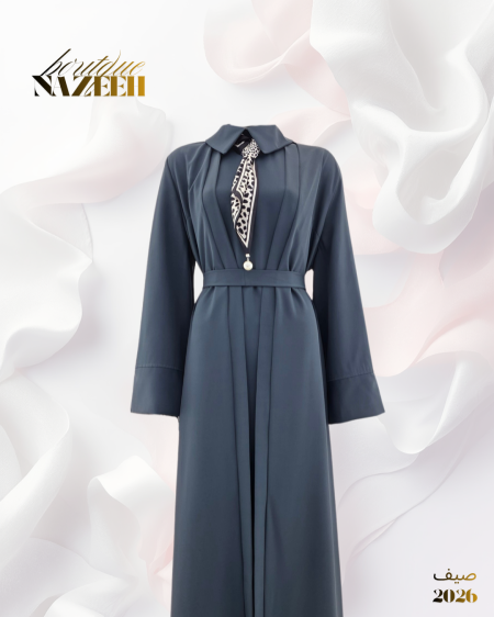 عباية قطعتين مع سكارف